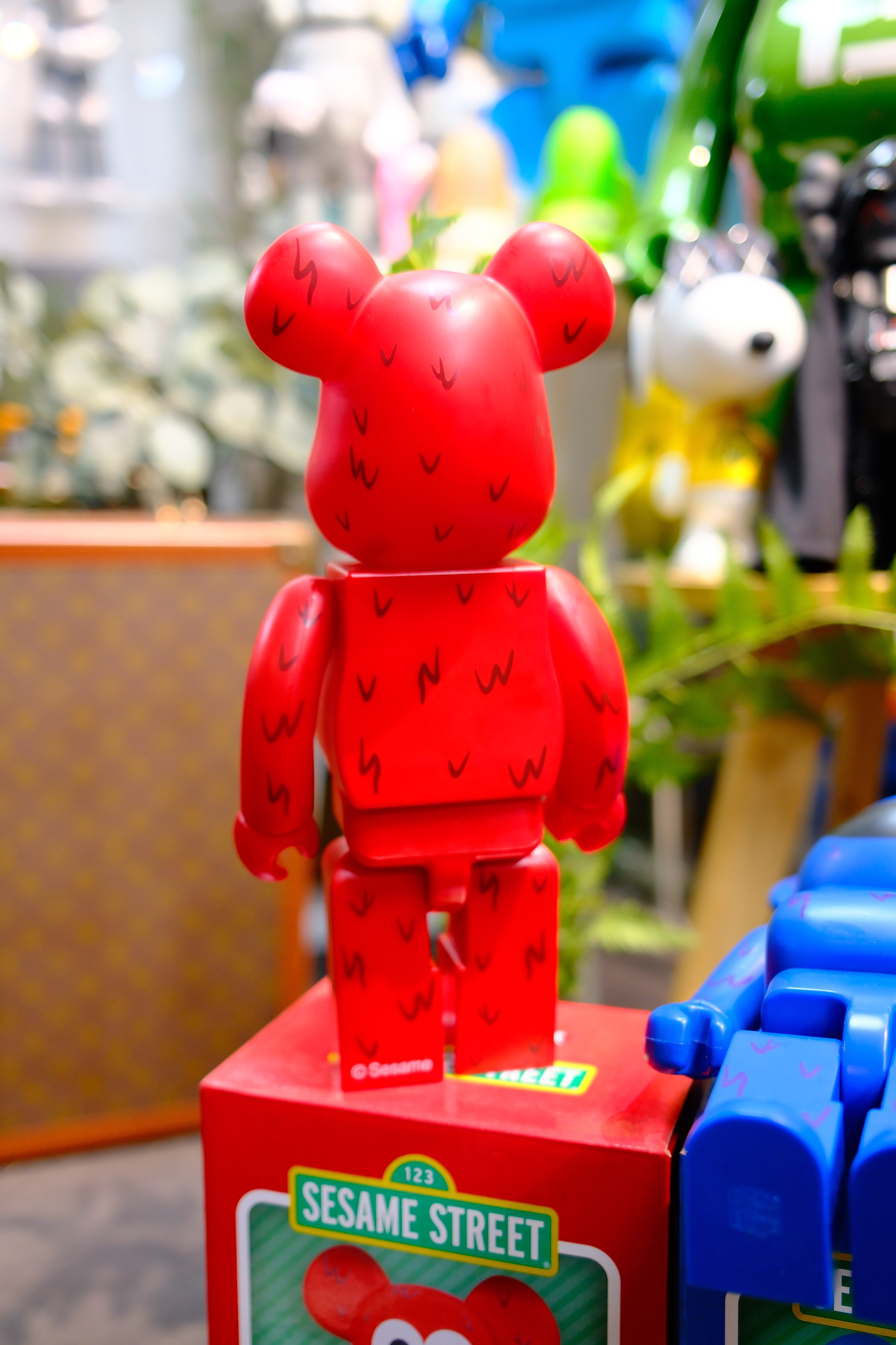 Pre-Ownwd 🥇In Stock🥇Bearbrick 400% Cookie Monster Elmo Set of 2