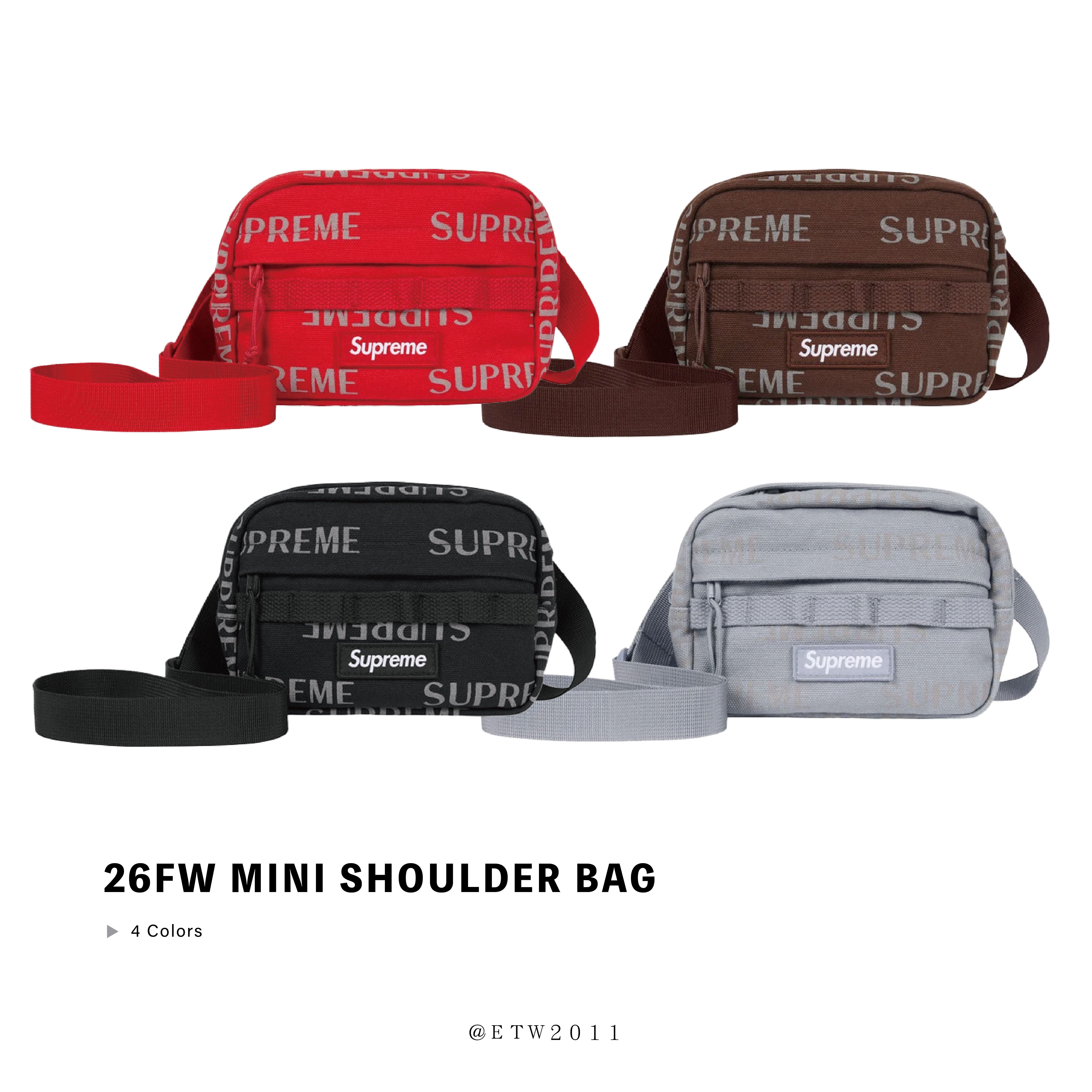 ☆ETW☆【EASY TO WEAR】Supreme 26FW Mini Shoulder Bag 小包 肩包 迷你包 收納 反光