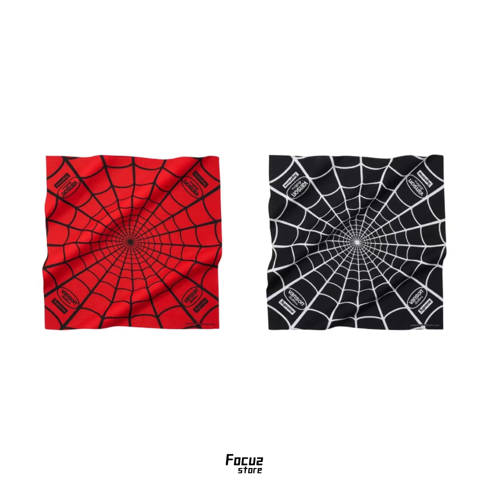 【Focus Store】現貨 Vanson Leather x Supreme SS26 Week14 Spider-man Bandana 頭巾 兩色