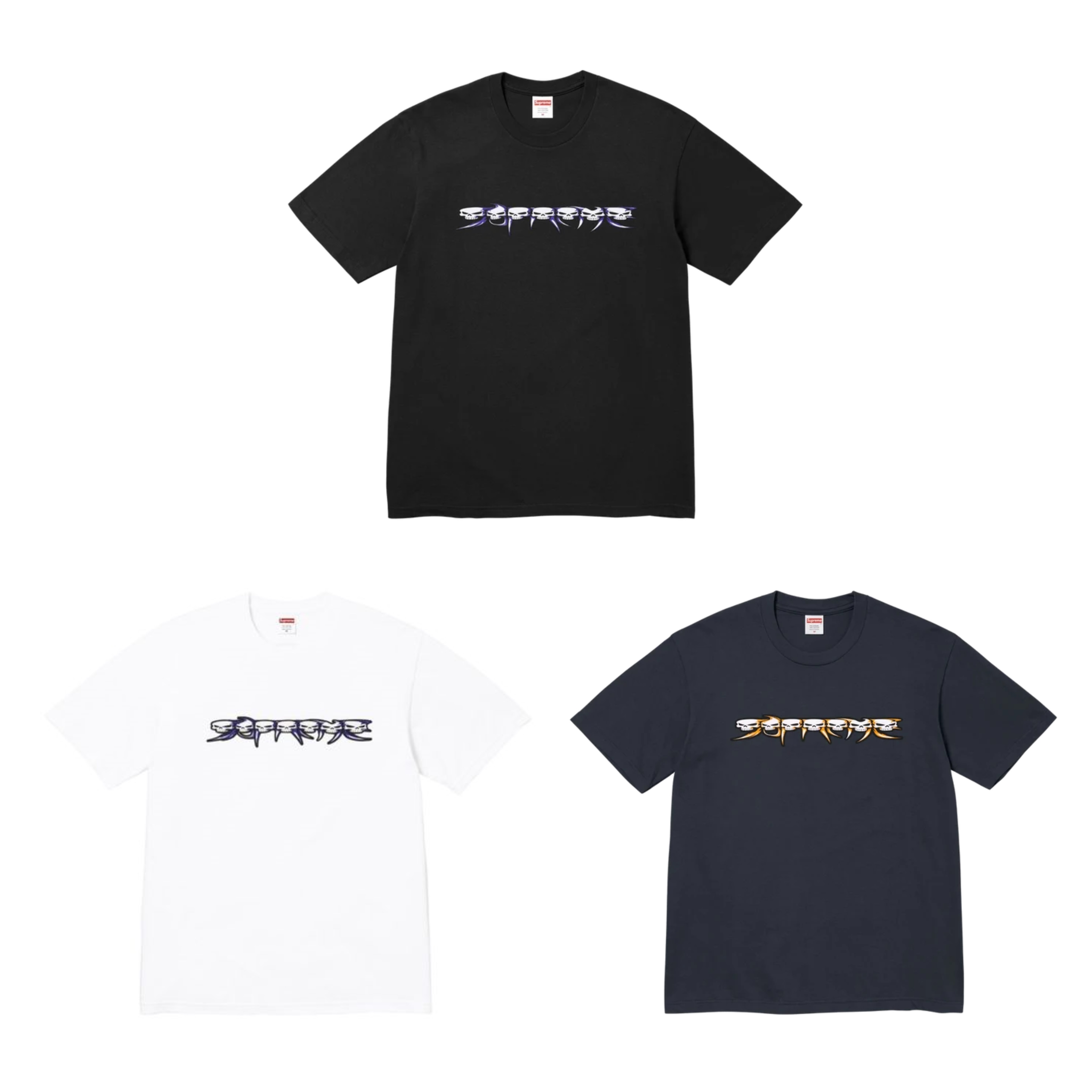 2026AW SUPREME SKULLS SPELLOUT TEE 骷髏 LOGO 短T 現貨 FW26T24