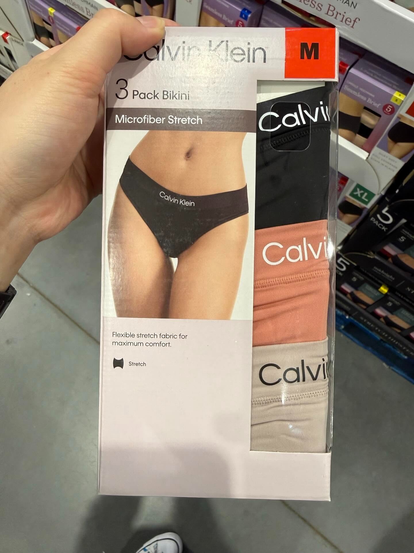 Costco CK Ladies Mircofiber Stretch 女裝冰絲底褲 (1盒3條)