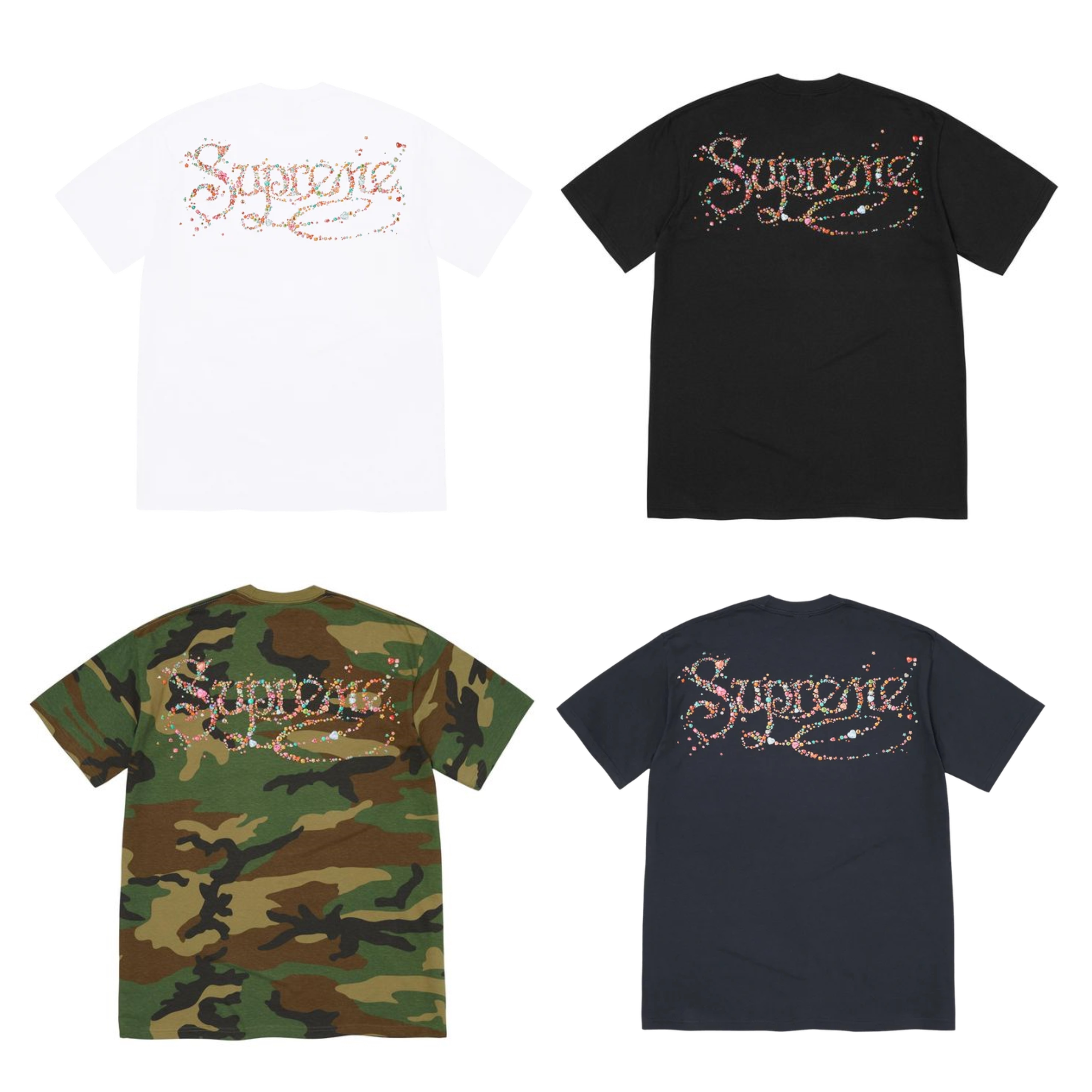 2026AW SUPREME GEMS TEE 寶石 背後LOGO 短T 現貨 FW26T45