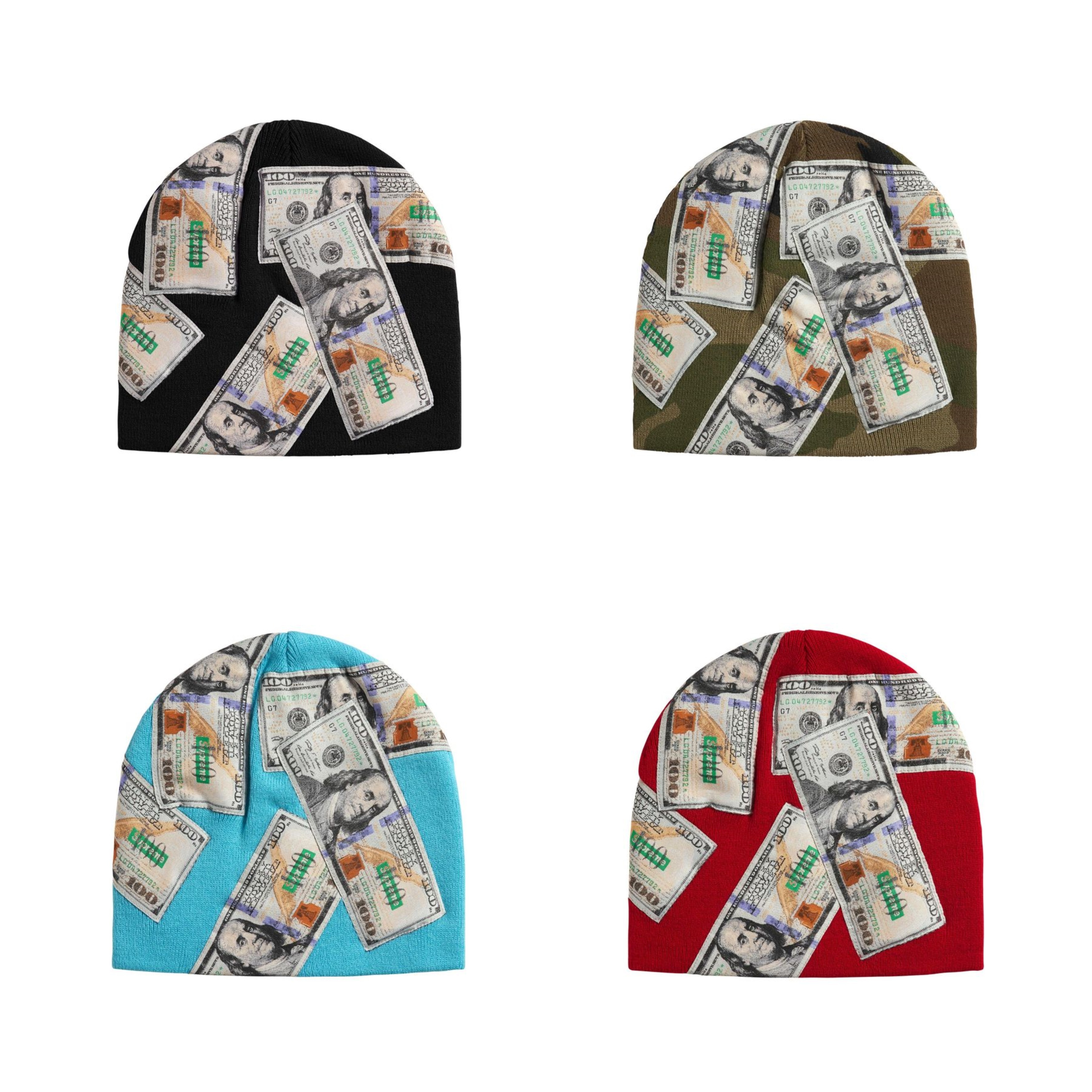 2026AW SUPREME MONEY BEANIE 鈔票 美金 毛帽 現貨 FW26BN17