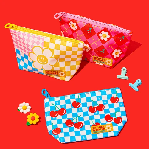 【預購】KWG082952 Wiggle Wiggle Pattern Pouch 收納袋