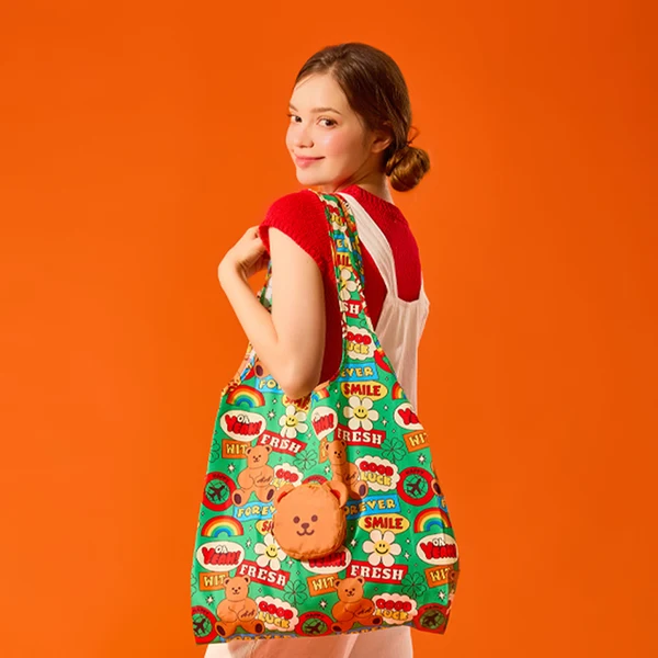 【預購】KWG082954 Wiggle Wiggle Pocketable Bag 可收納購物袋