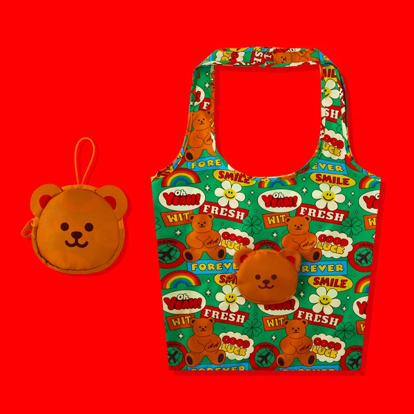 【預購】KWG082954 Wiggle Wiggle Pocketable Bag 可收納購物袋