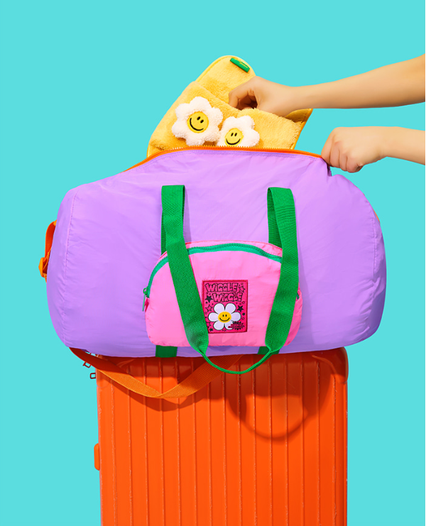 【預購】KWG082955 Wiggle Wiggle Foldable Duffle Bag 可收納行李袋