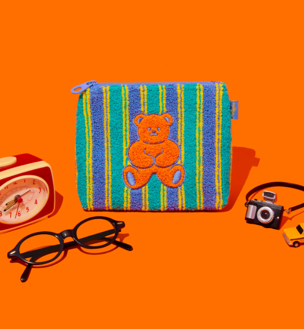 【預購】KWG082957 Wiggle Wiggle Fleece Pouch 收納袋