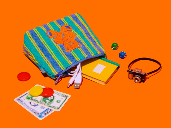 【預購】KWG082957 Wiggle Wiggle Fleece Pouch 收納袋