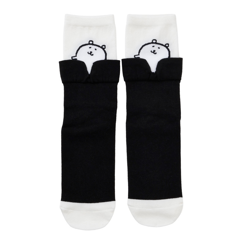 預訂｜Nagano Characters 疊穿風中筒襪 22-24cm
