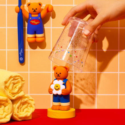【預購】KWG082959 Wiggle Wiggle Figure Toothbrush Cup 漱口杯