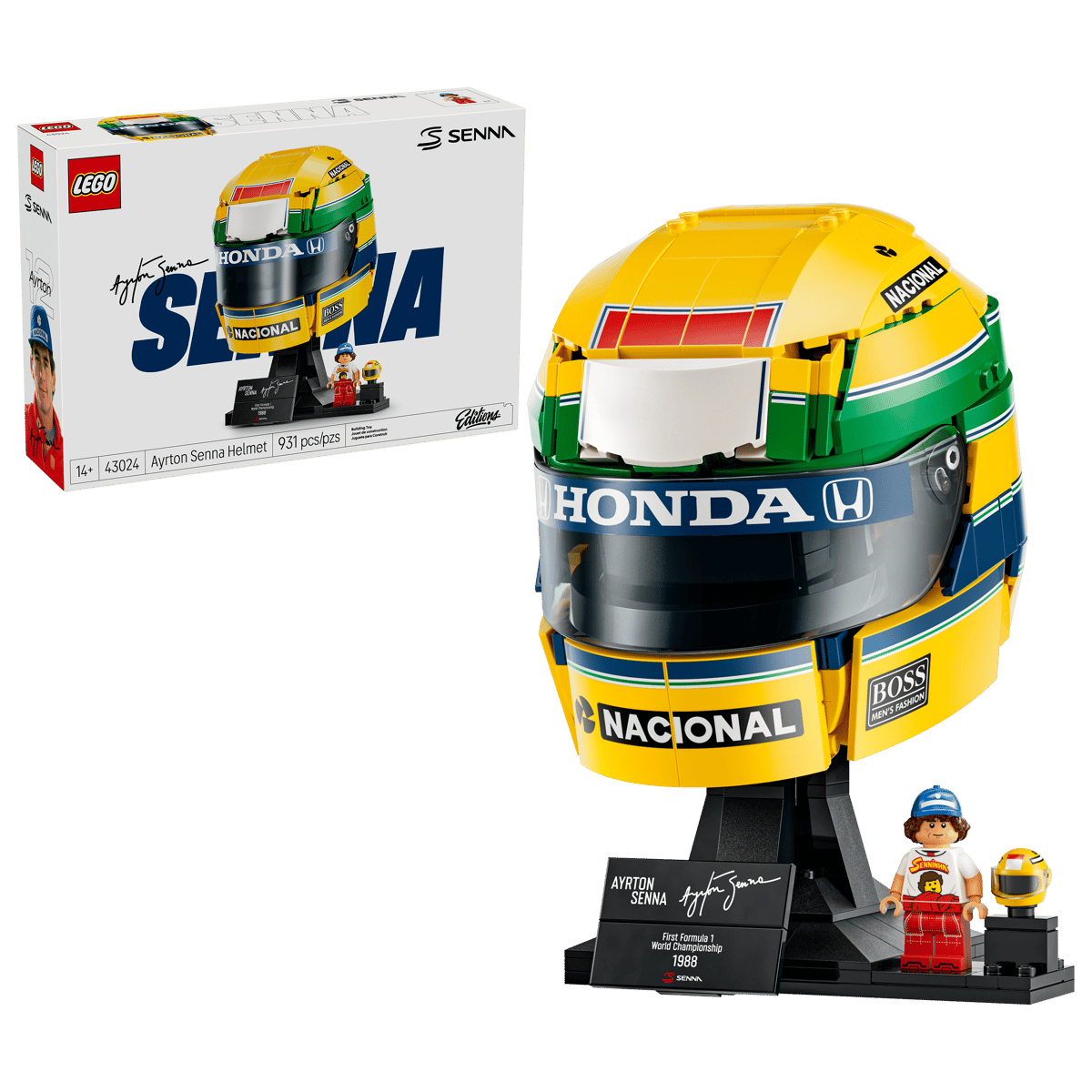 LEGO 43024 Ayrton Senna 頭盔