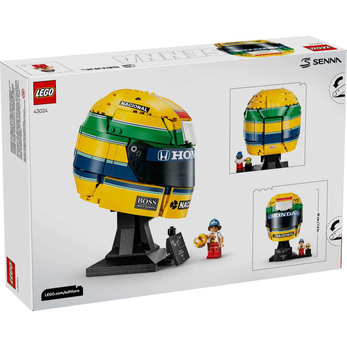 LEGO 43024 Ayrton Senna 頭盔