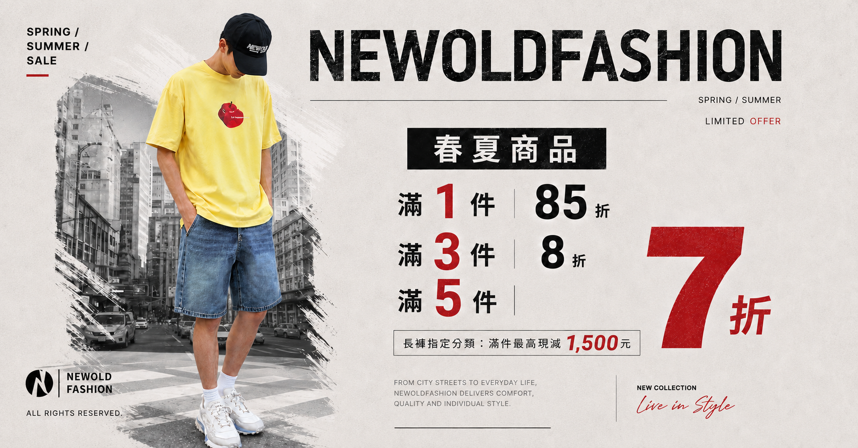 春夏新品七折起
