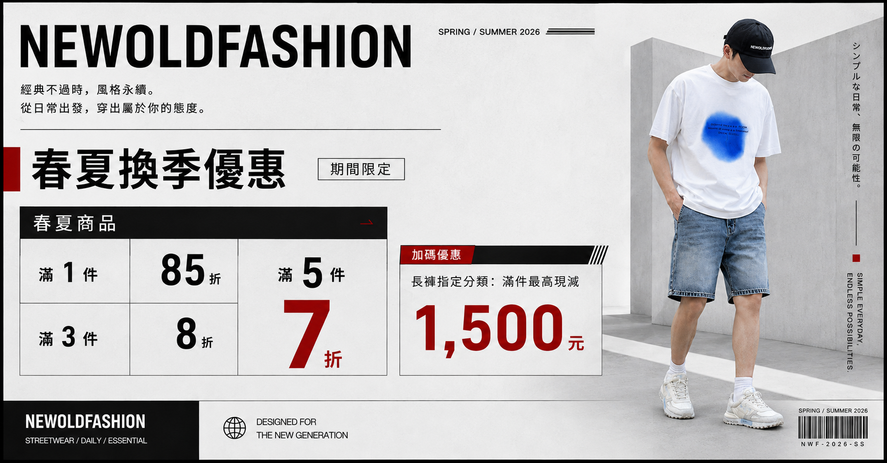 春夏新品七折起