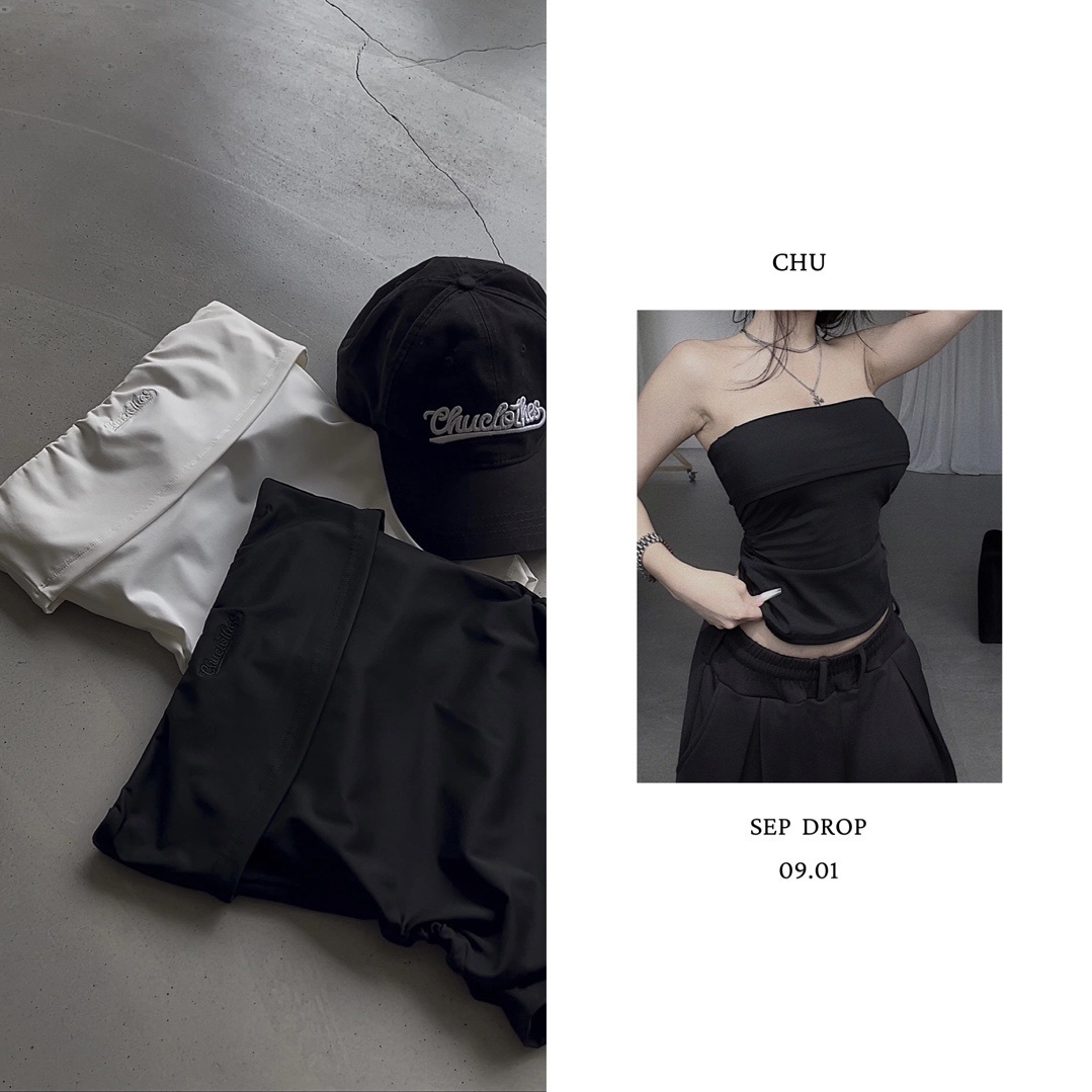 [包色] 𝐂𝐇𝐔-𝐌𝐀𝐃𝐄｜Soft Sculpt Tube Top BT-09 柔塑平口上衣 (09.01 Drop)