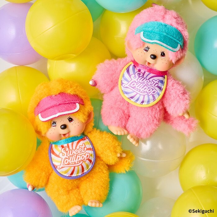 預購┃Monchhichi 夢奇奇 蒙奇奇 甜心棒棒糖 吊飾 鑰匙圈