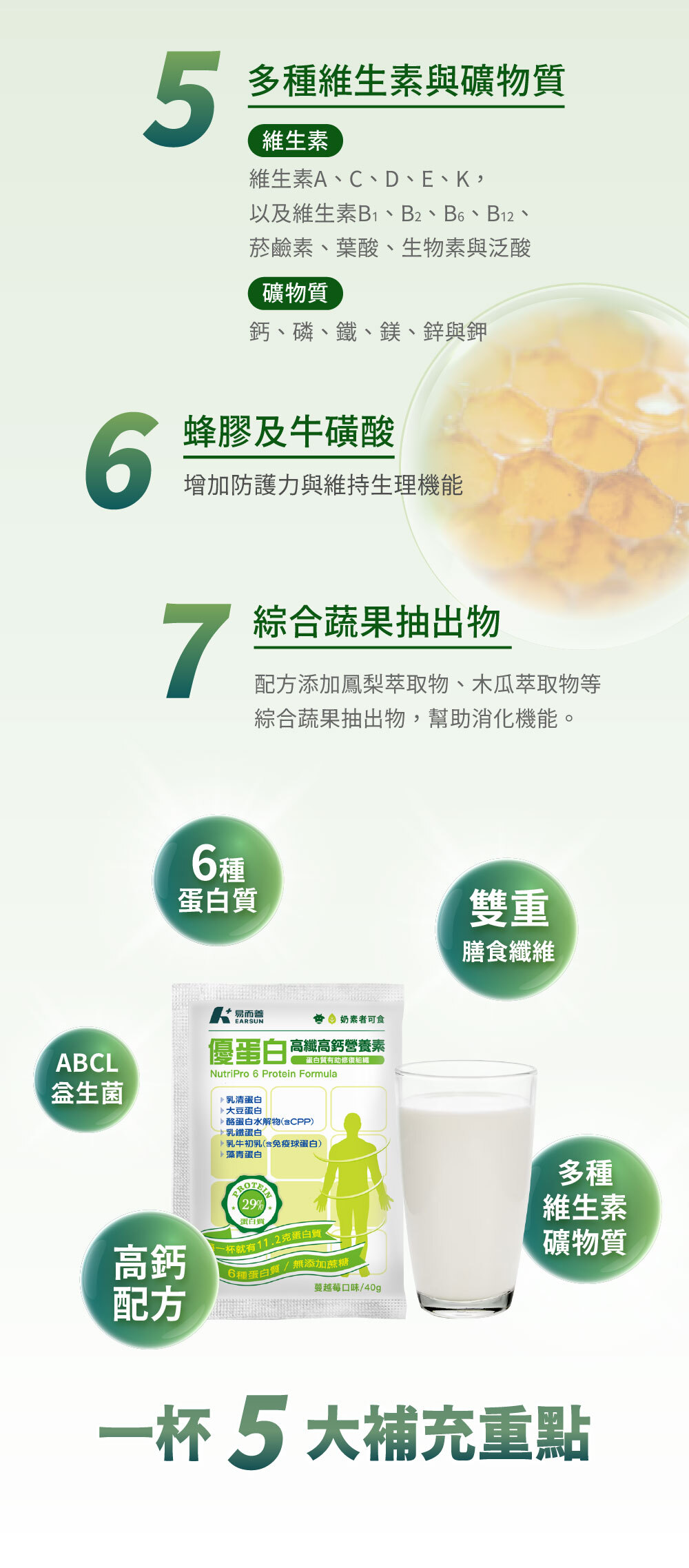 多種維生素與礦物質