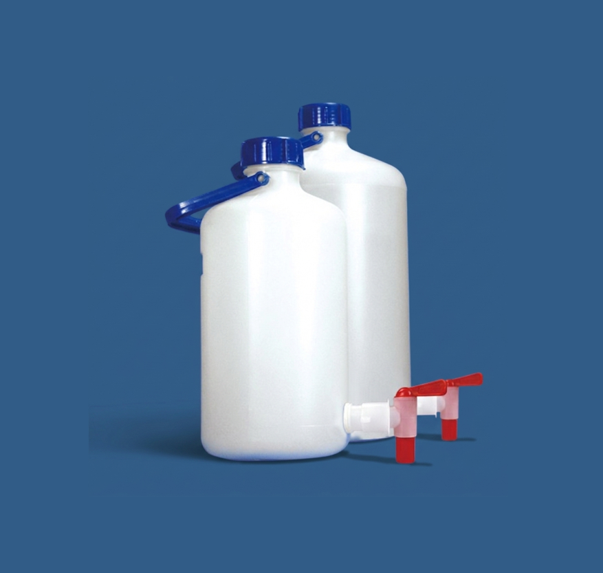 HDPE Aspirator Bottle with Stopcock