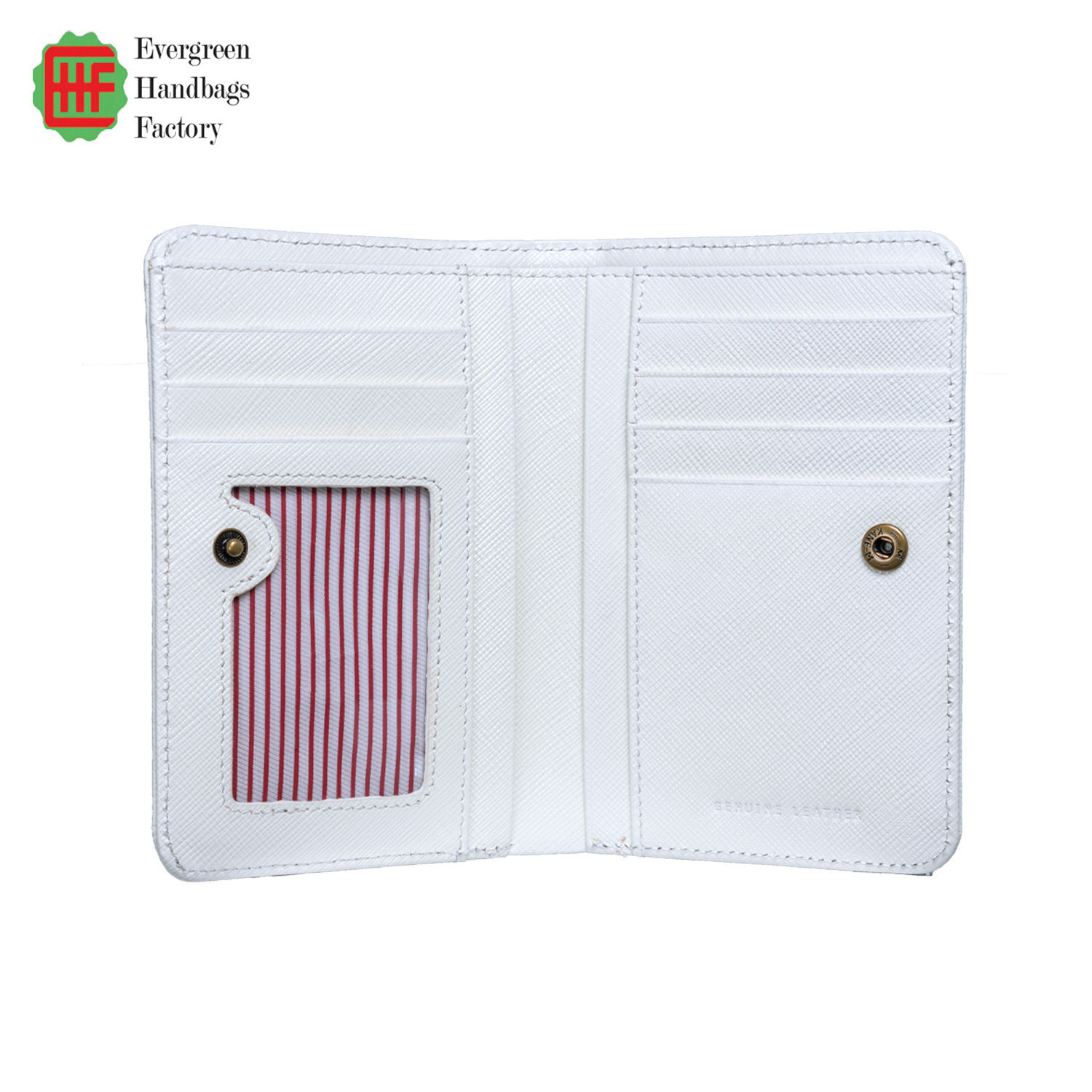 Medium Zipped Wallet in Cross-grain Leather
