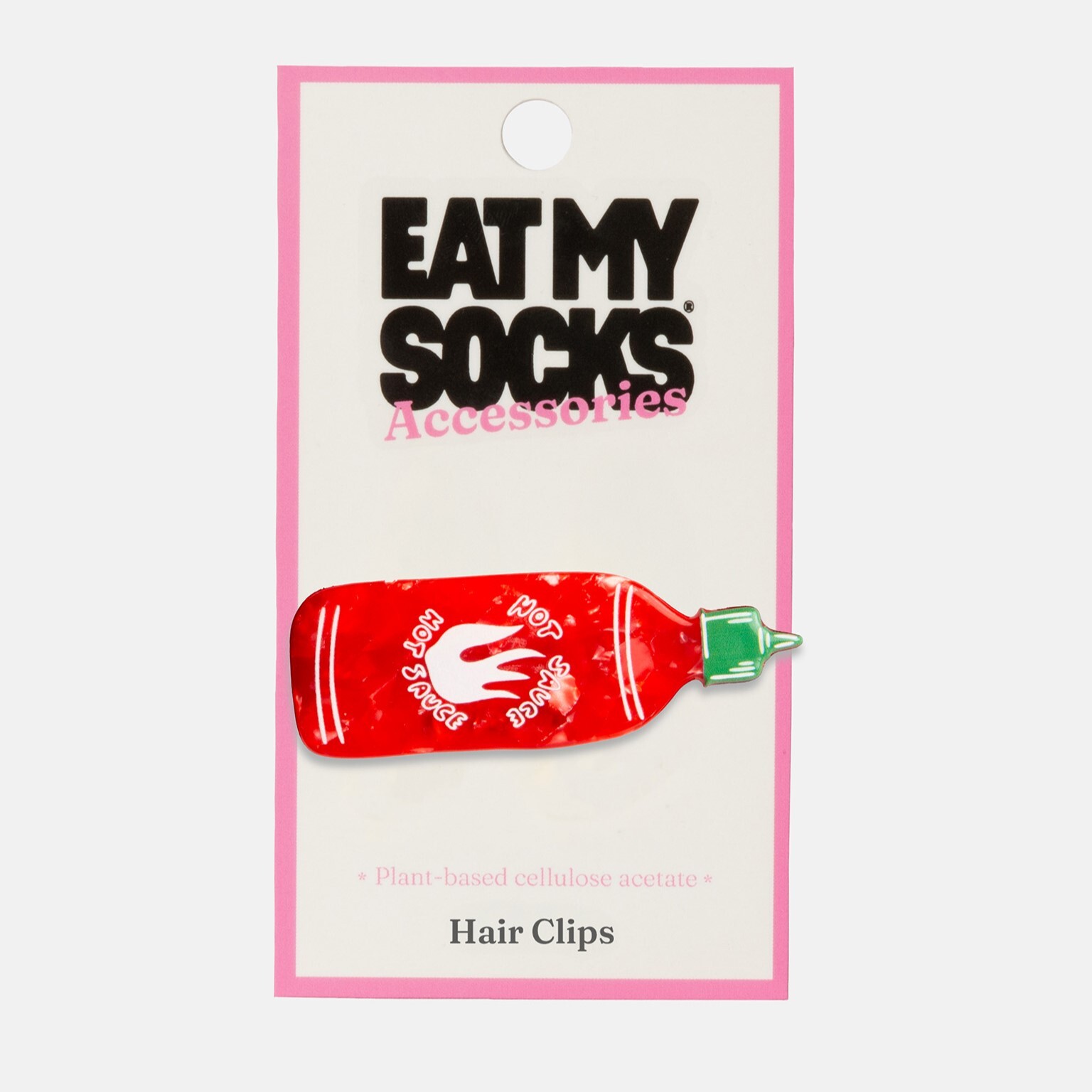 EAT MY SOCKS ｜髮夾｜辣椒醬