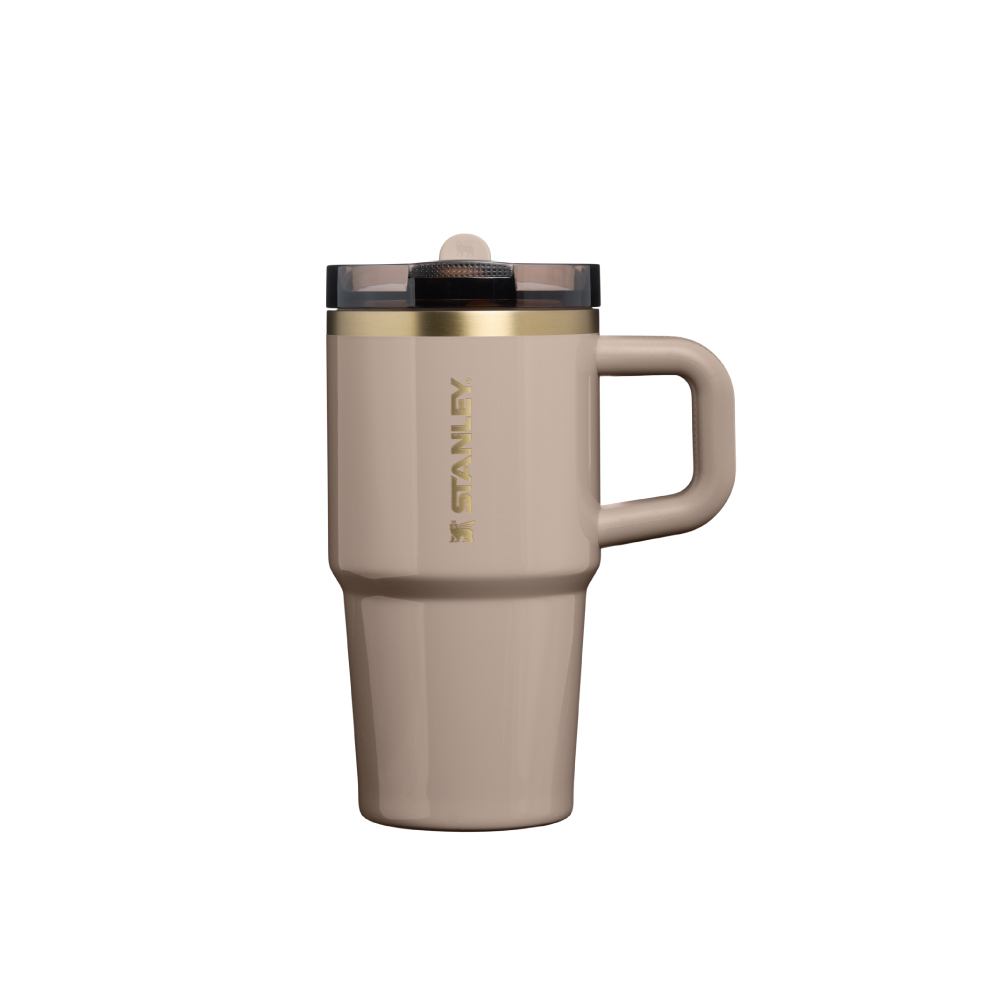 STANLEY 防漏吸管隨手杯 0.59L / 光澤沙棕