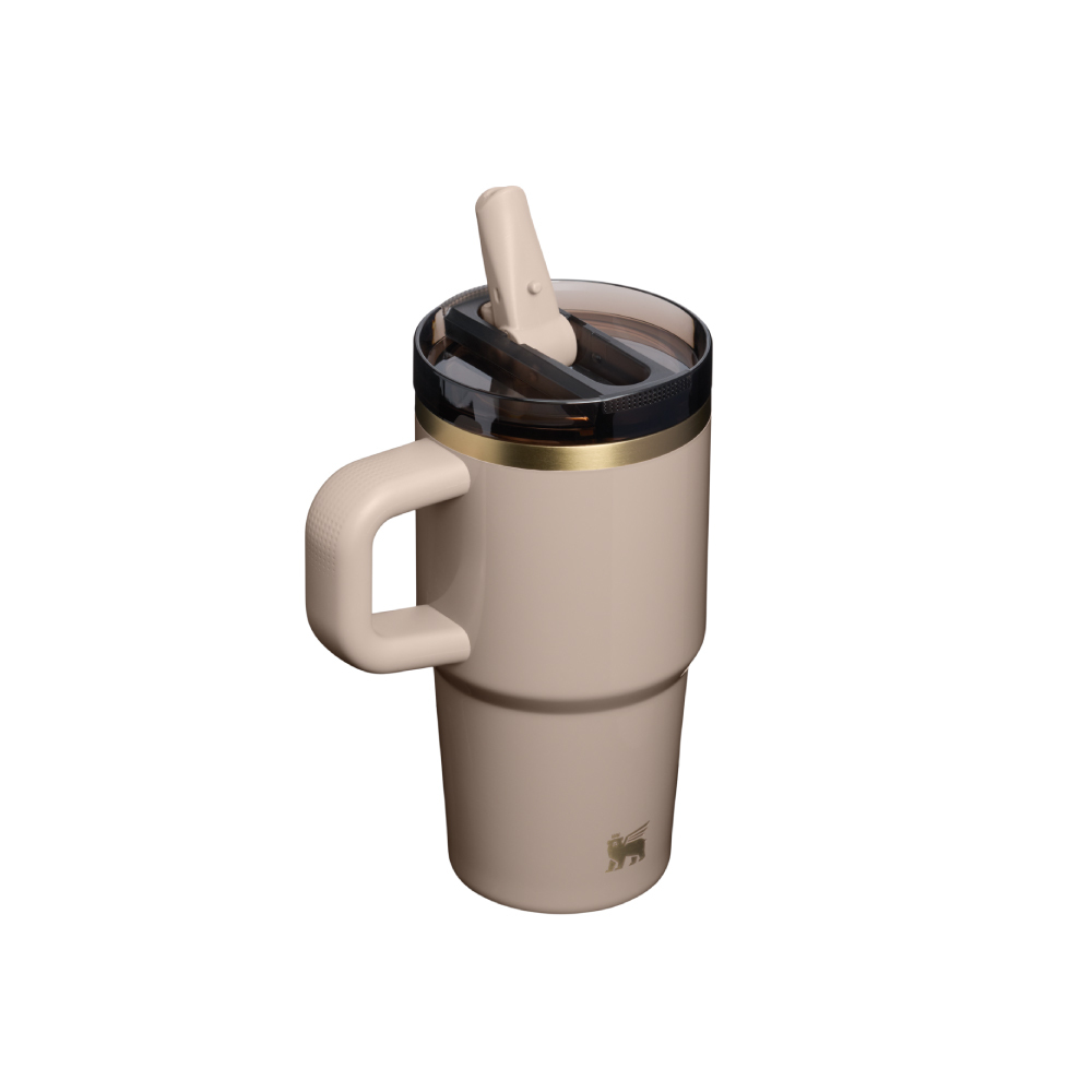 STANLEY 防漏吸管隨手杯 0.59L / 光澤沙棕