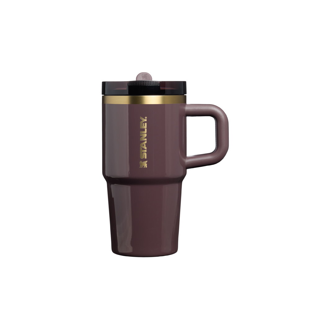 STANLEY 防漏吸管隨手杯 0.59L / 光澤無花果