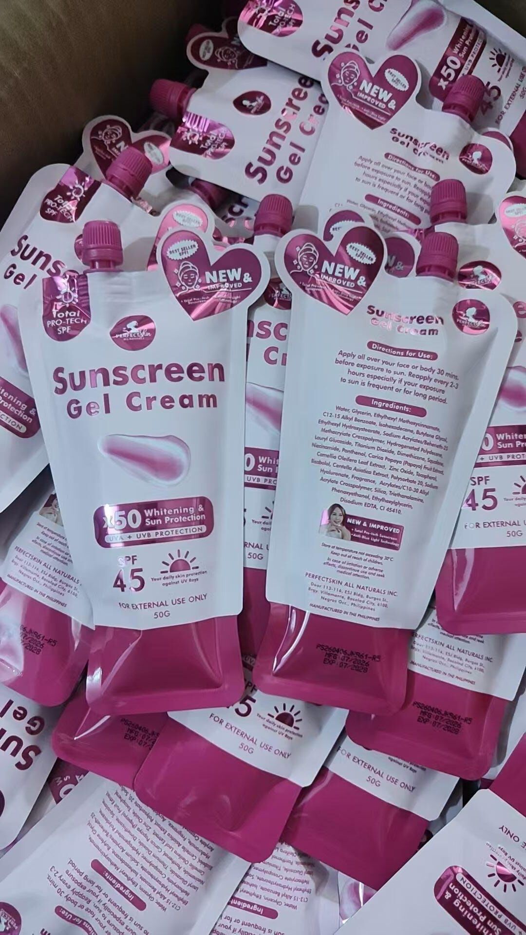 Sunscreen Gel Cream SPF 45 50g