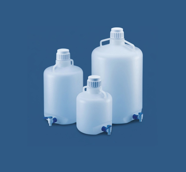 PP Aspirator Bottle with Stopcock