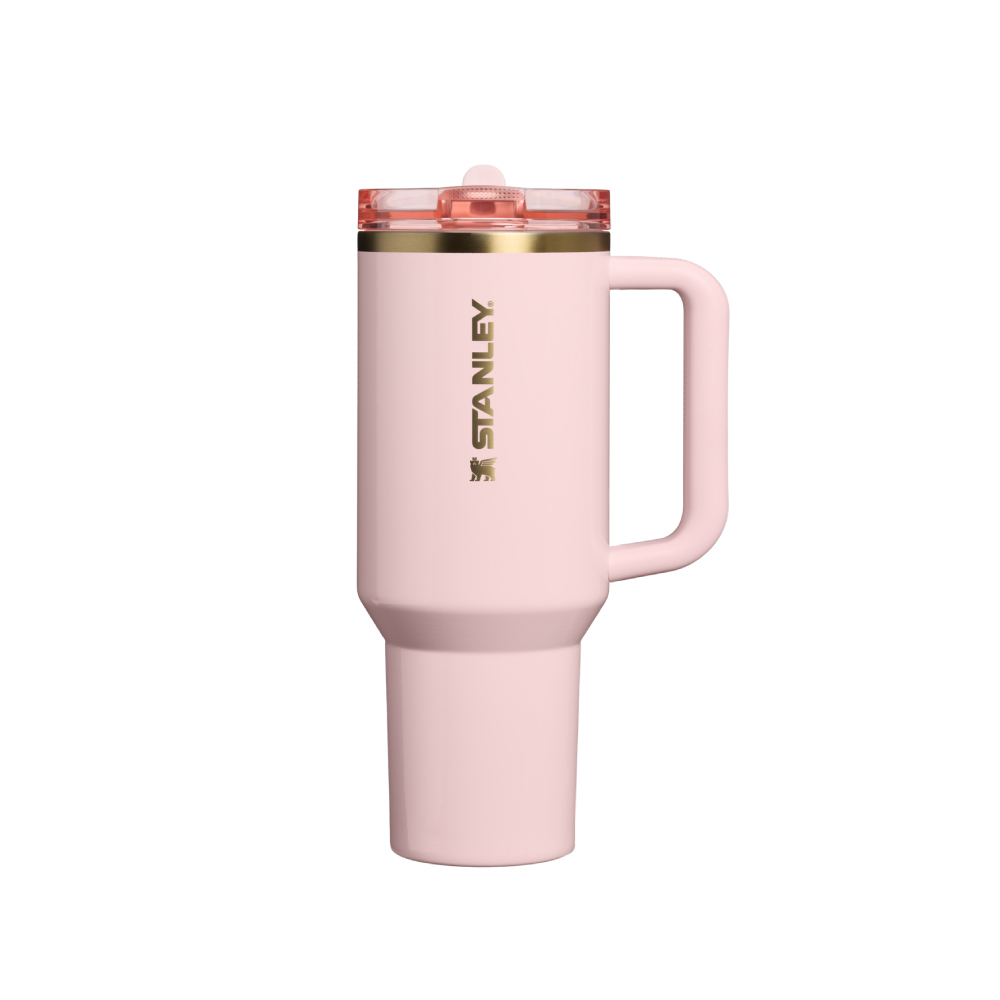 STANLEY 防漏吸管隨手杯 1.18L / 光澤芭蕾粉