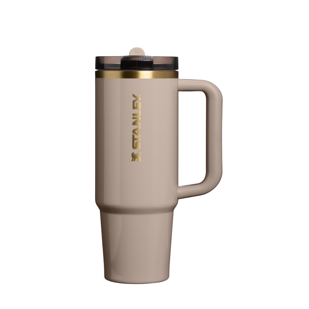 STANLEY 防漏吸管隨手杯 0.88L / 光澤沙棕