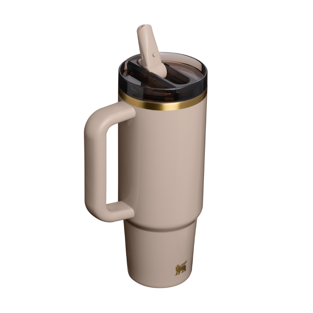 STANLEY 防漏吸管隨手杯 0.88L / 光澤沙棕