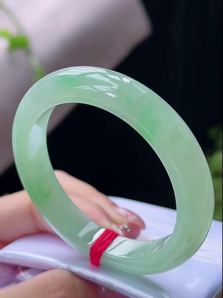 晴底翡翠手鐲,天然翡翠A玉, 緬甸玉, Jade, Jadeite