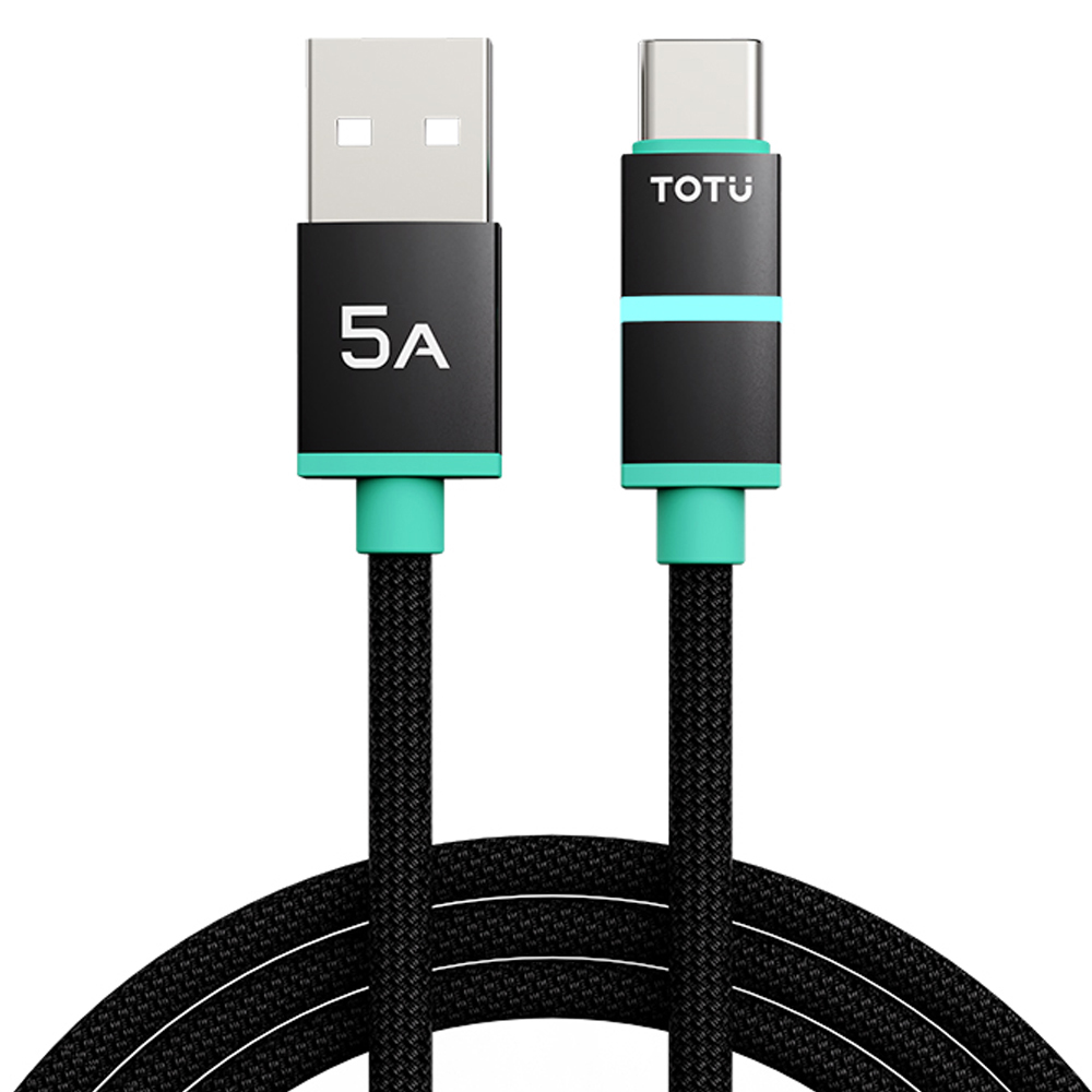 TOTU LED Type-C Fast Charging Braided Cable