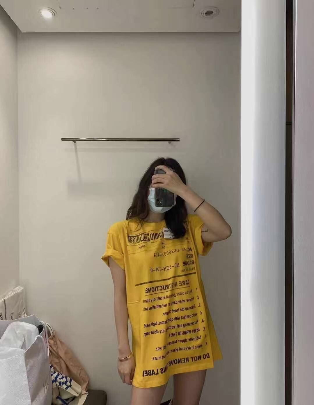 【預購】Moschino S090101 印花短袖上衣 (黃色)