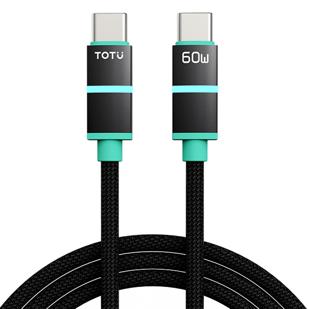 TOTU LED PD/Type-C Fast Charging Braided Cable