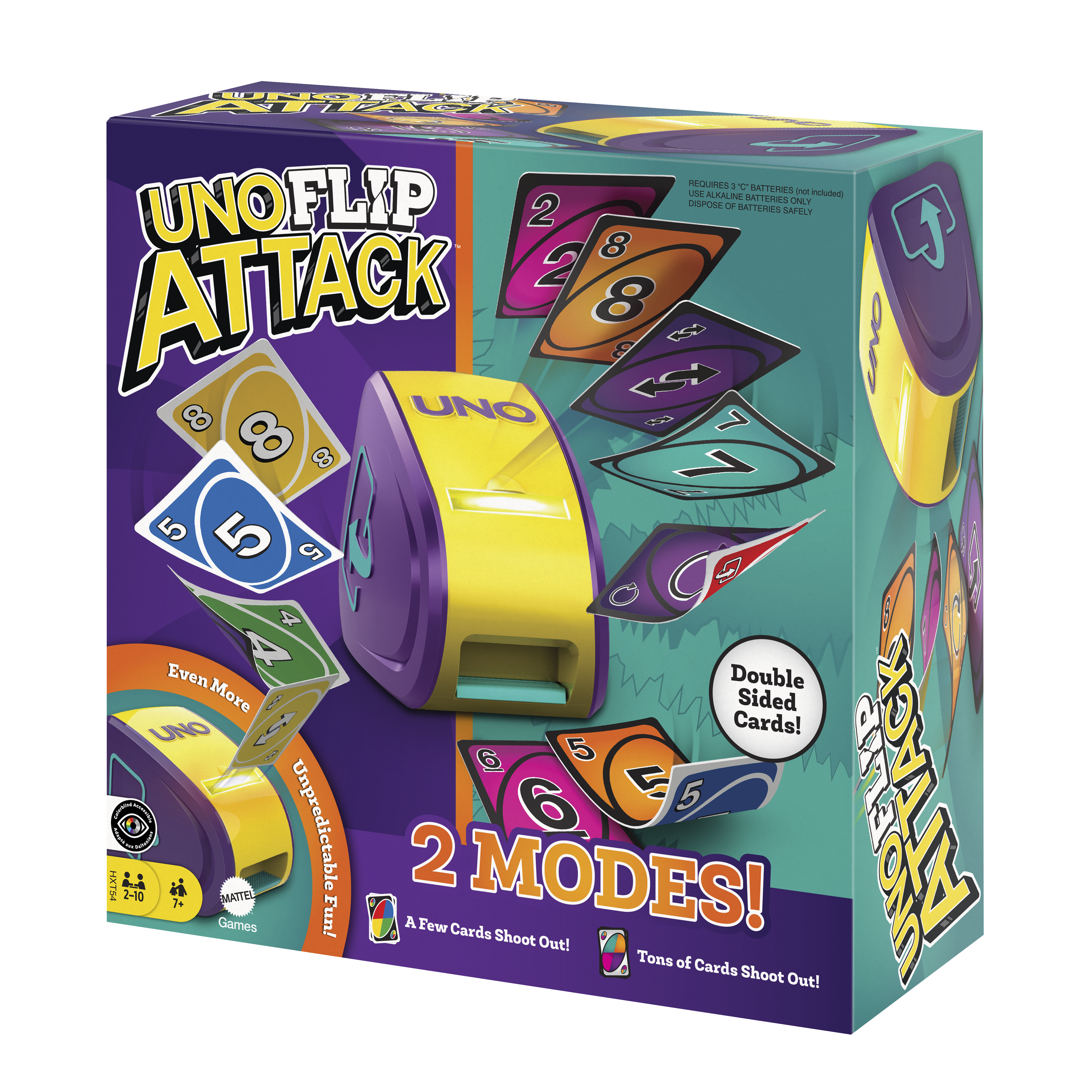 UNO FLIP ATTACK / 反轉UNO卡牌遊戲:噴牌機組合