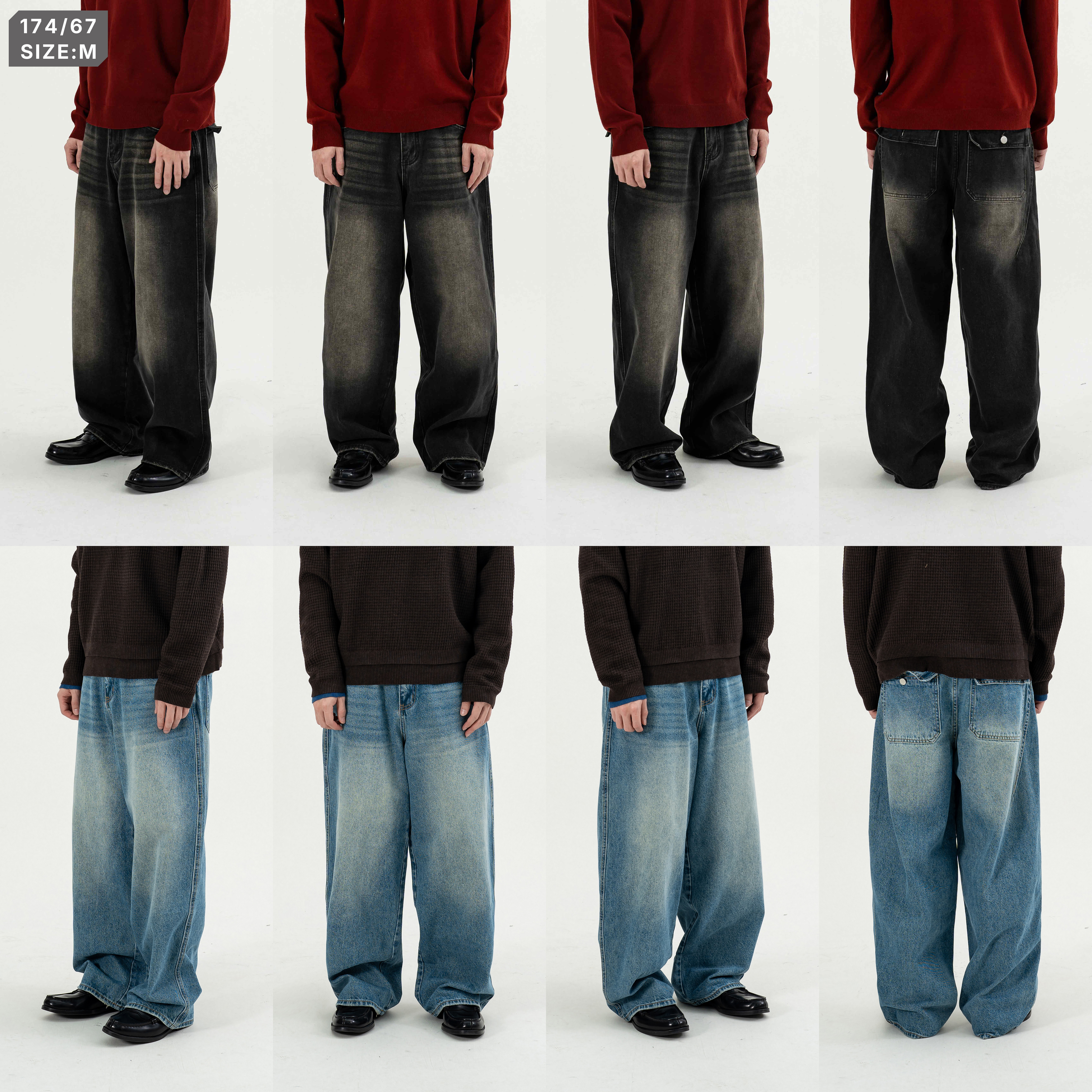 Deck Straight Denim Pants 復古版型 直筒牛仔褲 [K135]