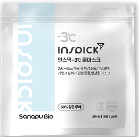 VQ59 INSOICK 成人降溫口罩 (一包25個) -白色