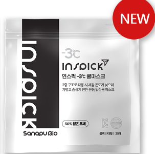 VQ62 INSOICK 成人降溫口罩  (一包25個) -黑色