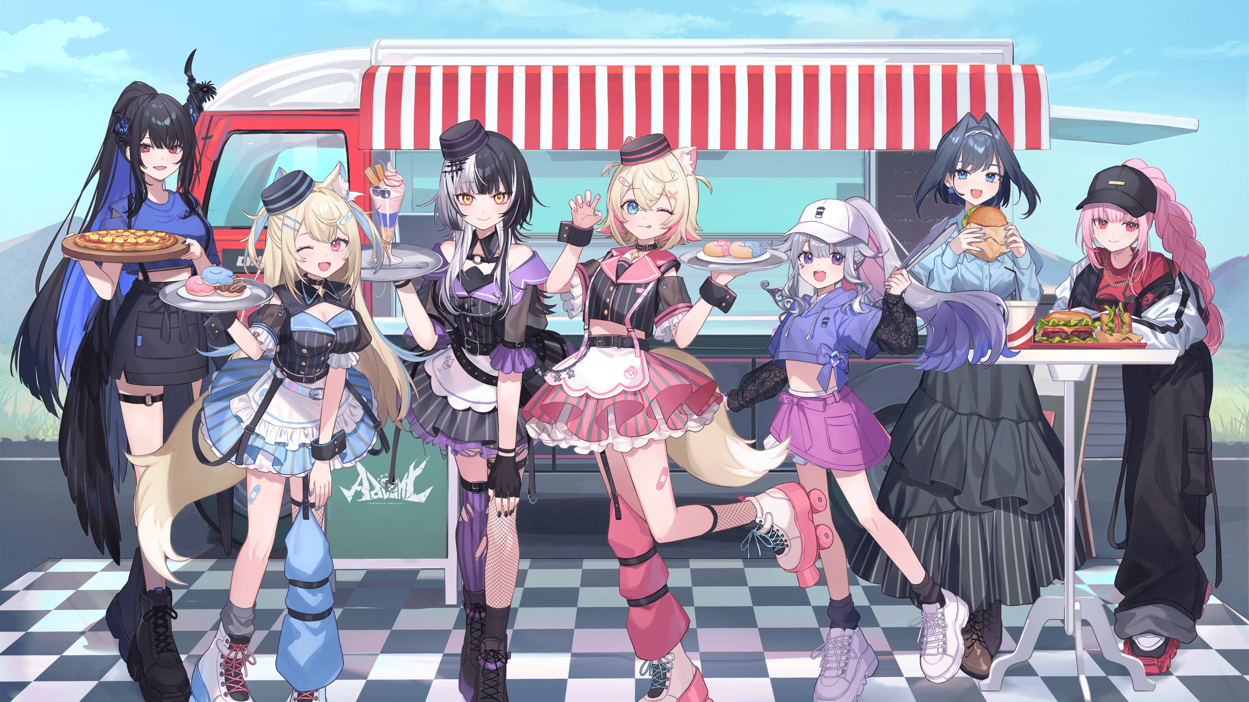 「最後1團」「官品代購」hololive English "Diner Caravan" by Anique