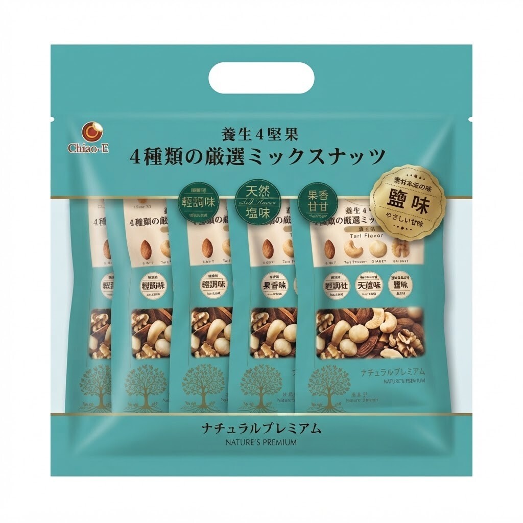 巧益 養生4堅果 鹽味 150g 全素