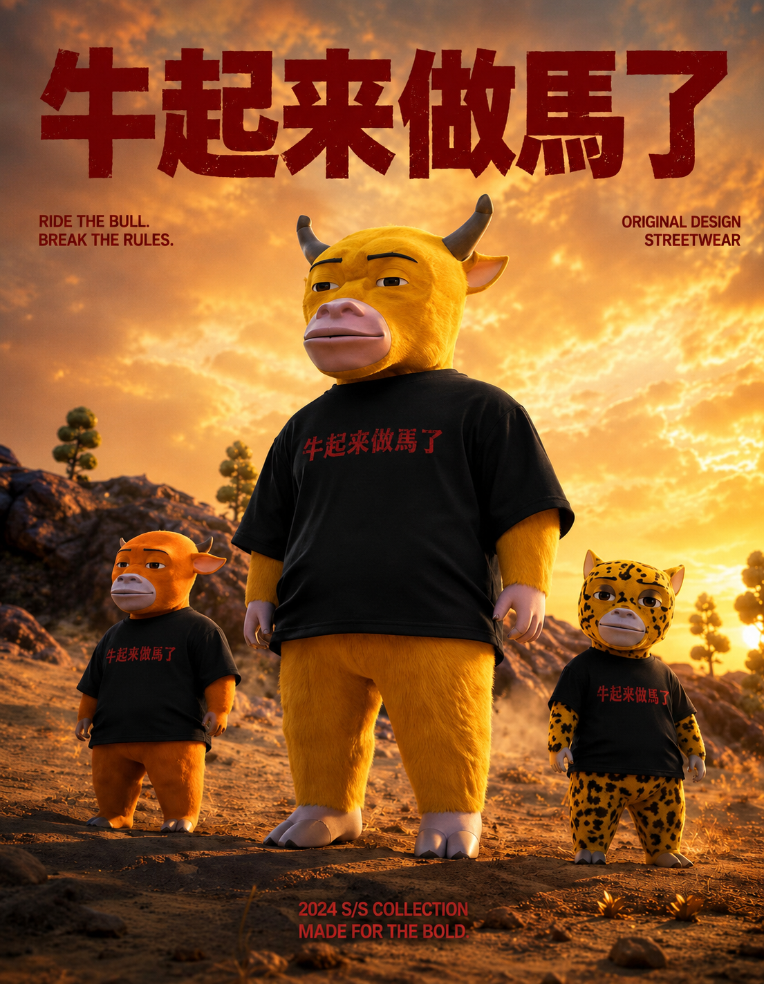 代購-〈社畜限定款〉牛來 牛起來做馬了 牛來上班了 短踢 短TEE 黑白兩色