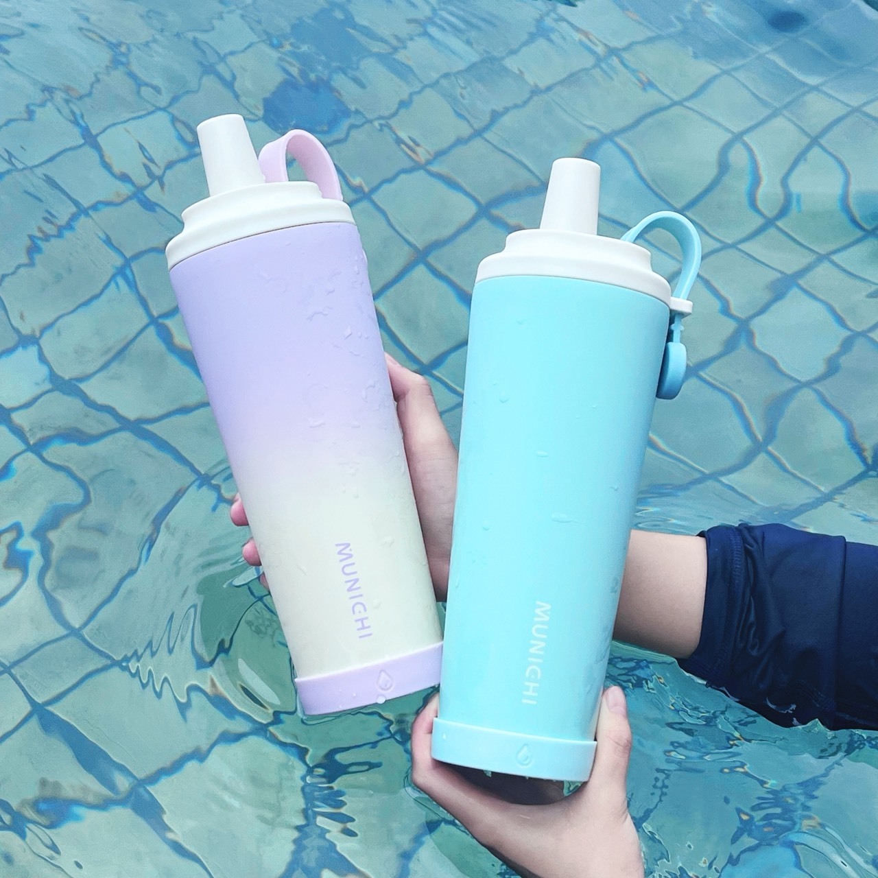 【MUNICHI 沐尼黑】 830ML 陶瓷嚼嚼吸管杯 MR.MYCAP