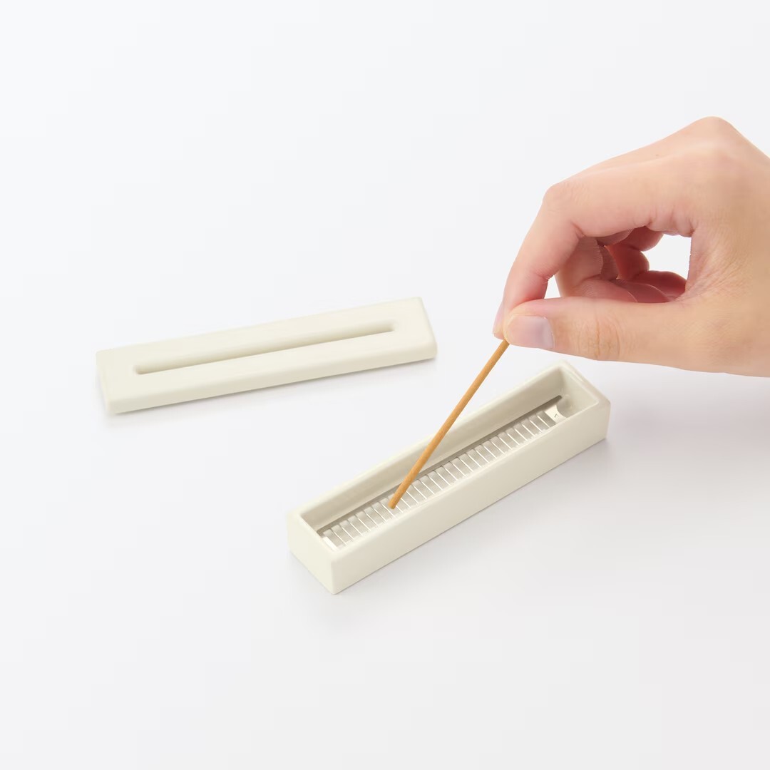 日本｜MUJI 陶瓷線香盒