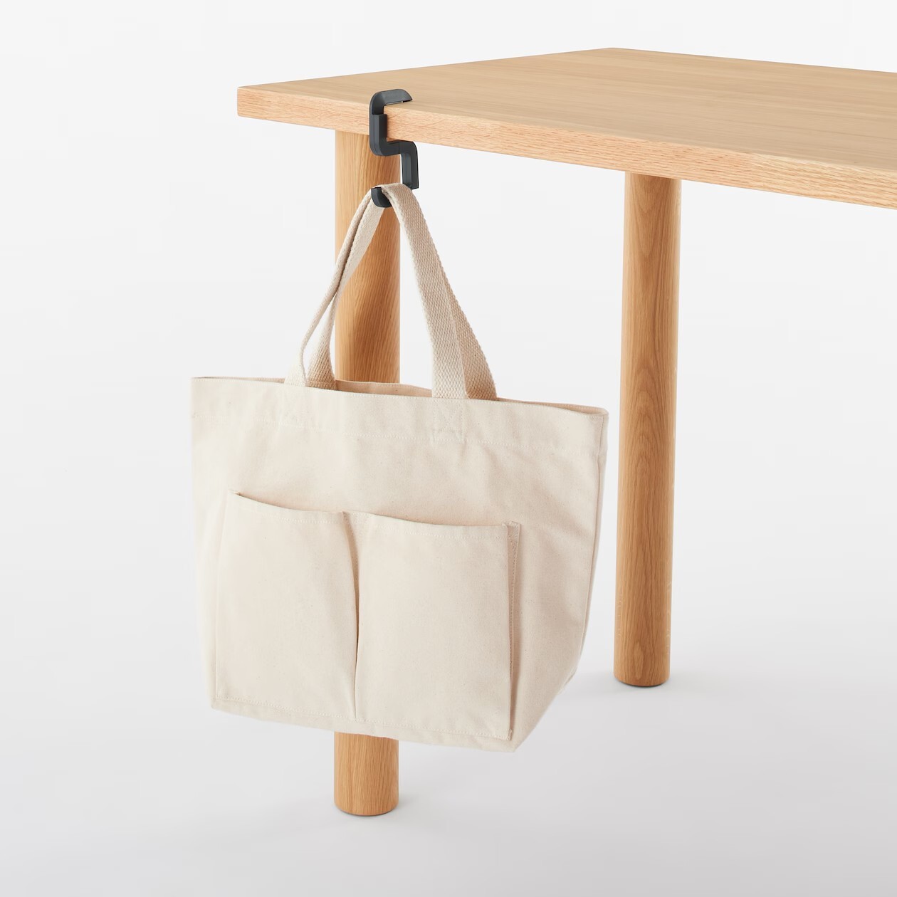 日本｜MUJI 桌邊包包掛勾