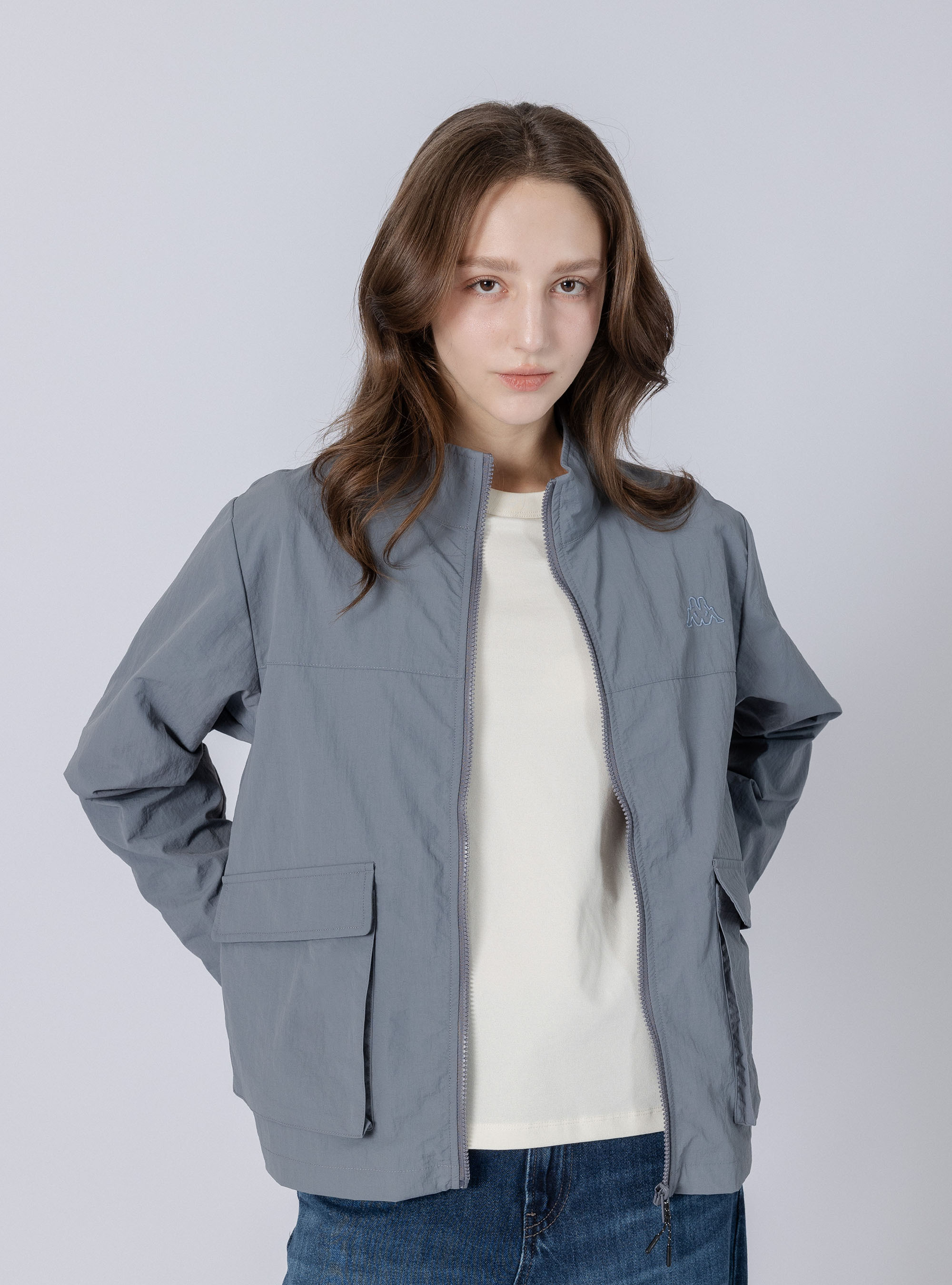 女款 輕量立領風衣外套