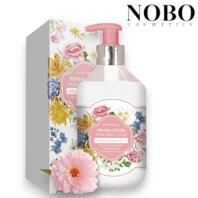 ANNATHAI - Seven-Colour Rose Body Lotion 500ml (Parallel Import)