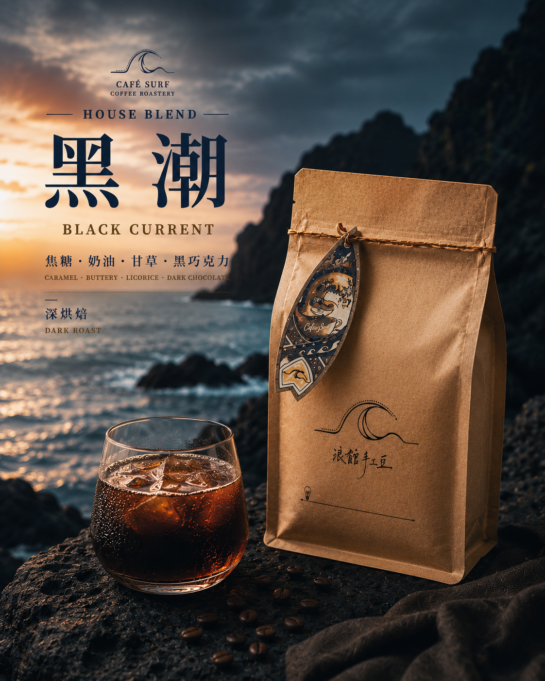 黑潮｜深烘焙義式配方豆｜453g
